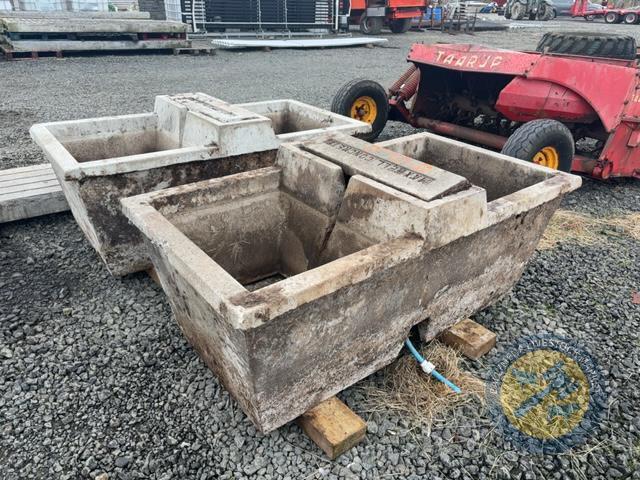 2 concrete drinkers 75gal