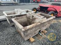 2 concrete drinkers 75gal