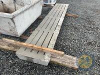 25x 10x2 sheep/calf slats enough to cover 50ftx10' - 3