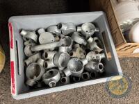Grey box galvanised conduct fittings - 2
