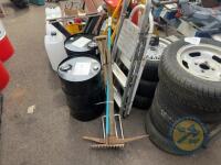 Pick rake & 2x graipes