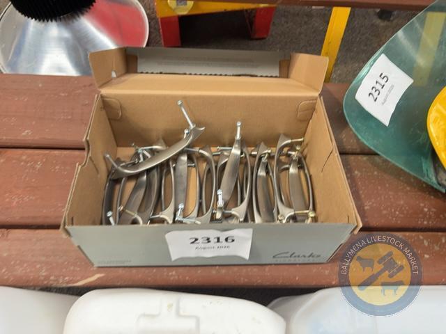 Bot lot new steele door handles