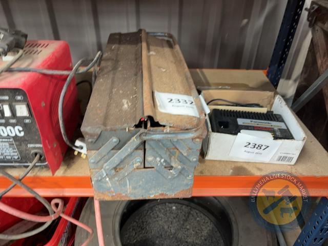 Blue tool box