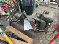Petrol engine with pump