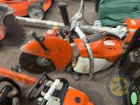 Stihl TS410 with dia tipped blade