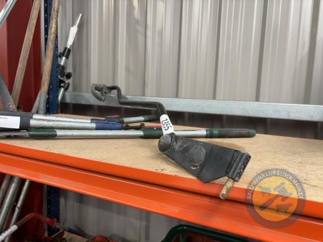 Tractor cab door handle