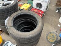 4x 225-50 R17 tyre part worn - 2
