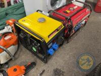 Yellow 240 volt generator - 3