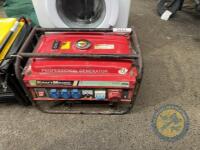 Red 240V generator - 2