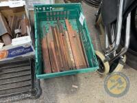 Green box metal cuttings