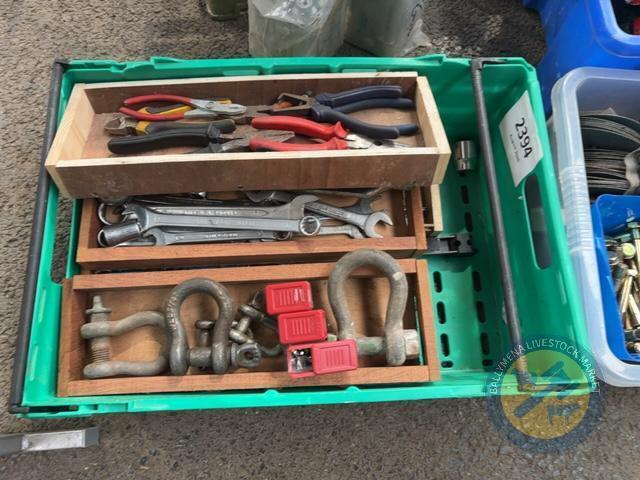 green box lot tools and fittings