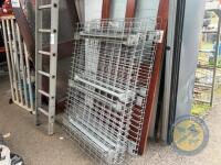 6x racking shelves - 2