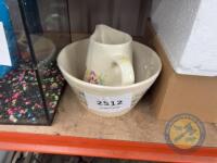 Jug & bowl