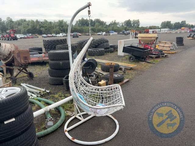 Outside swing chair