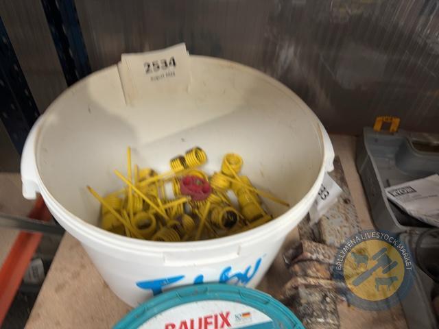 bucket of tyres