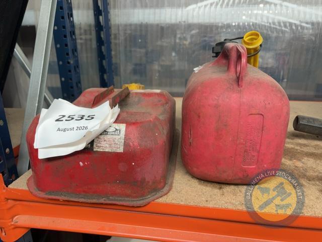 2 fuel cans