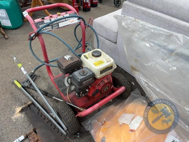 petrol power washer
