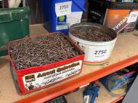 2 tins of nails