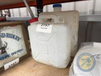 2 water storage jars