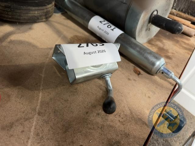 Clamp for trailer jack