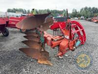 4 furrow kverneland reversible plough - 2