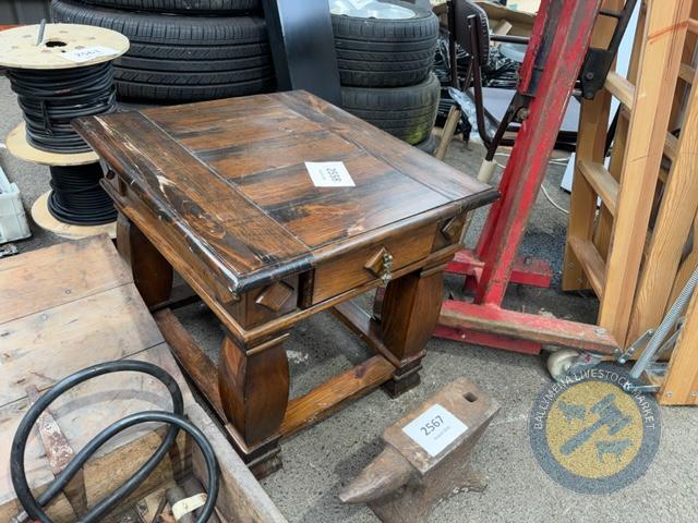 Wooden antique table