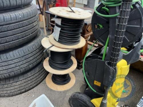 3 reels of cable