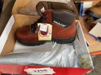 Size 7 steel toe cap lace boots - 2