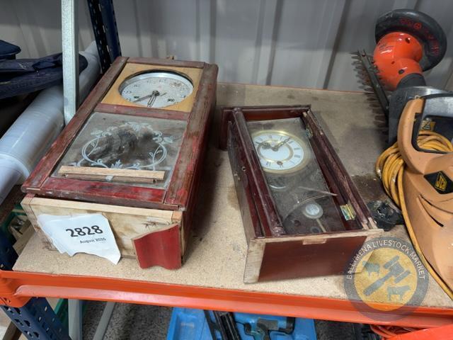 2x clocks