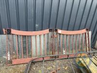 8ft approx antique heavy duty drive way gates - 3