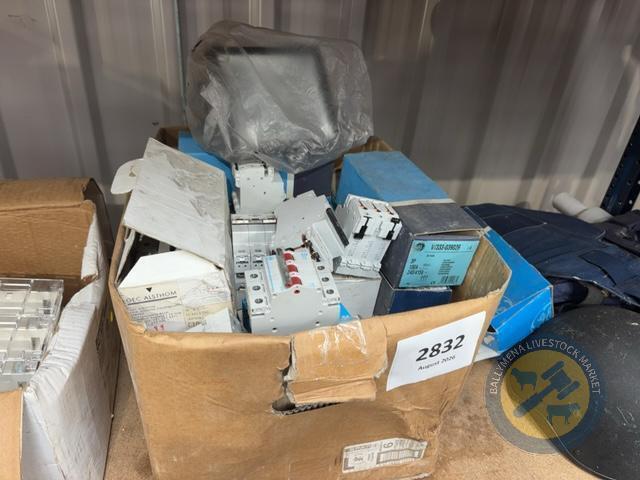 Box of industrial MCB & RCD
