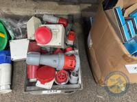 Box of industrial plugs & sockets - 2
