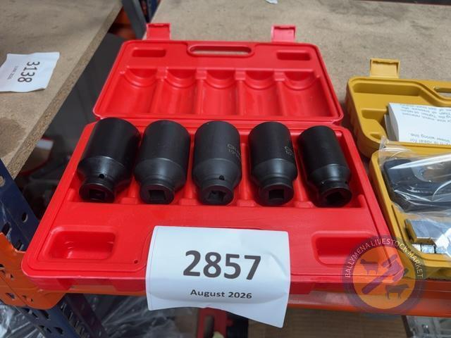 5x 0.5 inch impact sockets