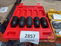 5x 0.5 inch impact sockets