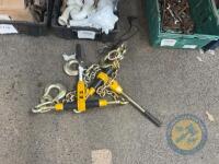 Heavy duty ratchet binders