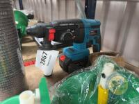 New hammer drill batteries & charger