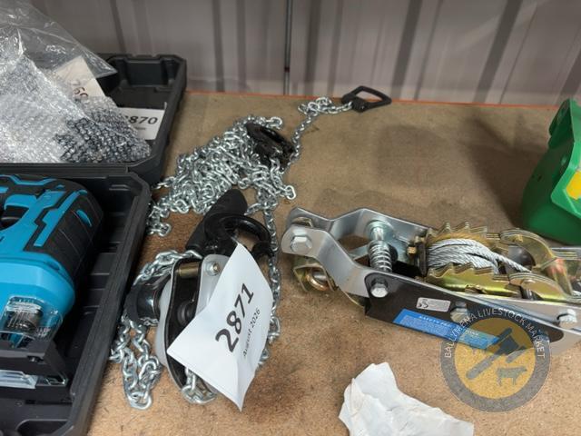 New 105 tonne chain hoist