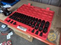 35 piece 0.5 inch impact sockets