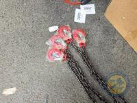 Approx 7ft 4 legged lifting chain - 3