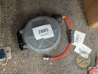 Retractable air line hose reel - 2