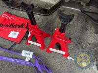 2x 3 tonne ratchet stands - 2