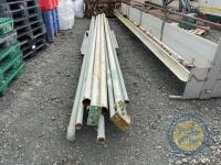 bundle of steel pipe