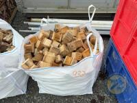 4 tote bags of sticks - 2