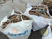 4 tote bags of sticks - 4