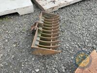 Rake to suit 1.5 tonne digger