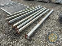 7 galvanised posts