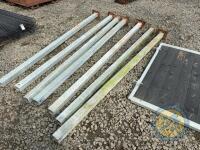 7 galvanised posts - 3