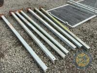 7 galvanised posts - 4