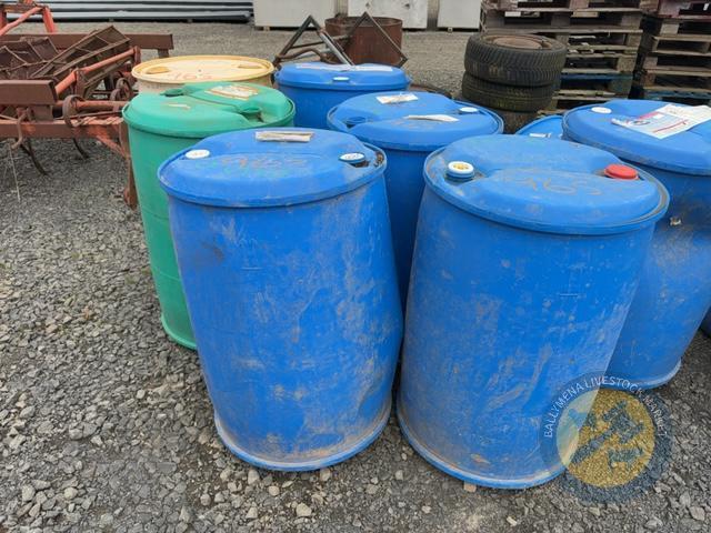 6x blue barrels