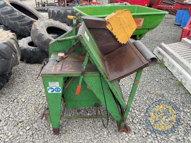 Tractor driven bench saw